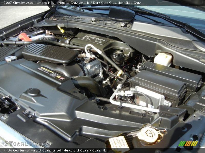 Mineral Gray Metallic / Dark Slate Gray/Light Slate Gray 2007 Chrysler Aspen Limited HEMI