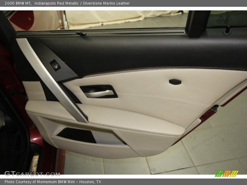Indianapolis Red Metallic / Silverstone Merino Leather 2006 BMW M5