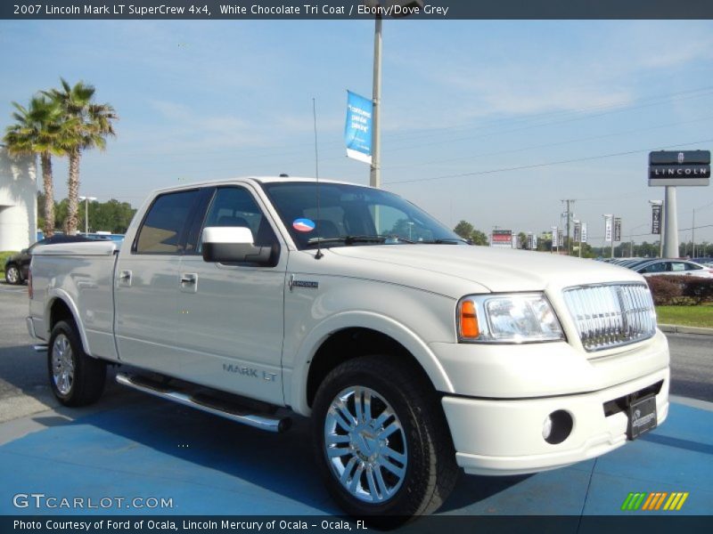 White Chocolate Tri Coat / Ebony/Dove Grey 2007 Lincoln Mark LT SuperCrew 4x4