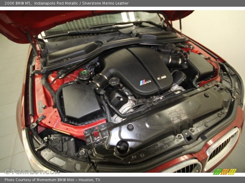 Indianapolis Red Metallic / Silverstone Merino Leather 2006 BMW M5
