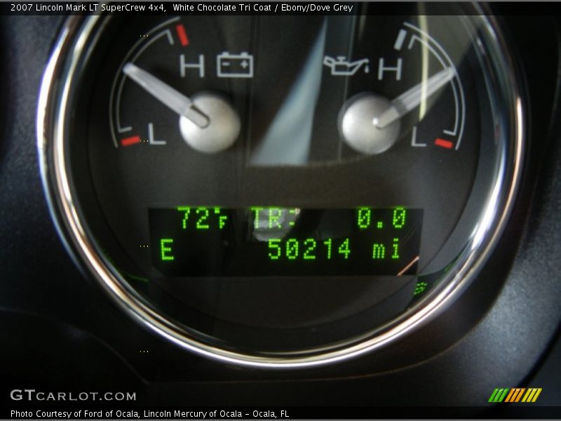 White Chocolate Tri Coat / Ebony/Dove Grey 2007 Lincoln Mark LT SuperCrew 4x4