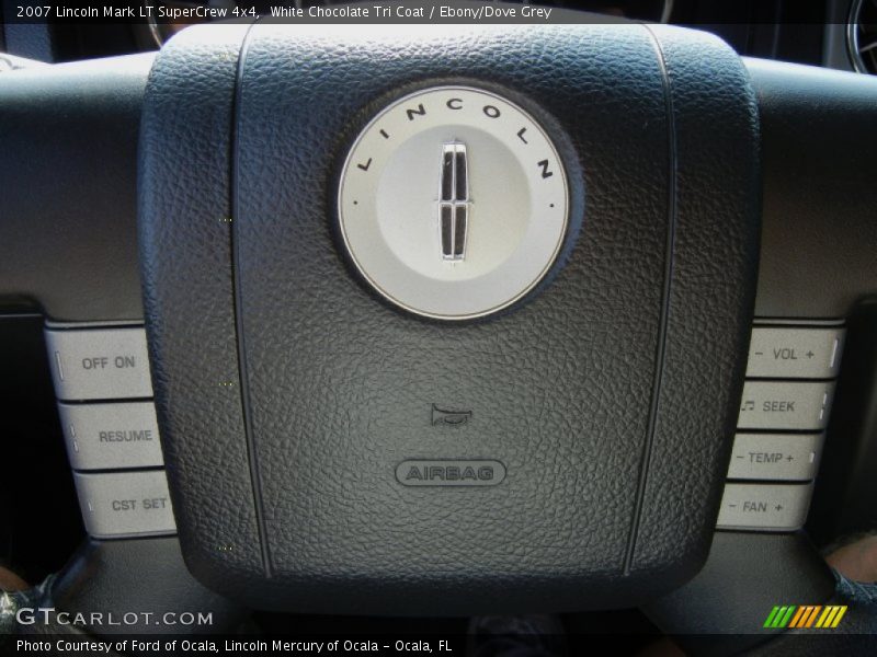 White Chocolate Tri Coat / Ebony/Dove Grey 2007 Lincoln Mark LT SuperCrew 4x4