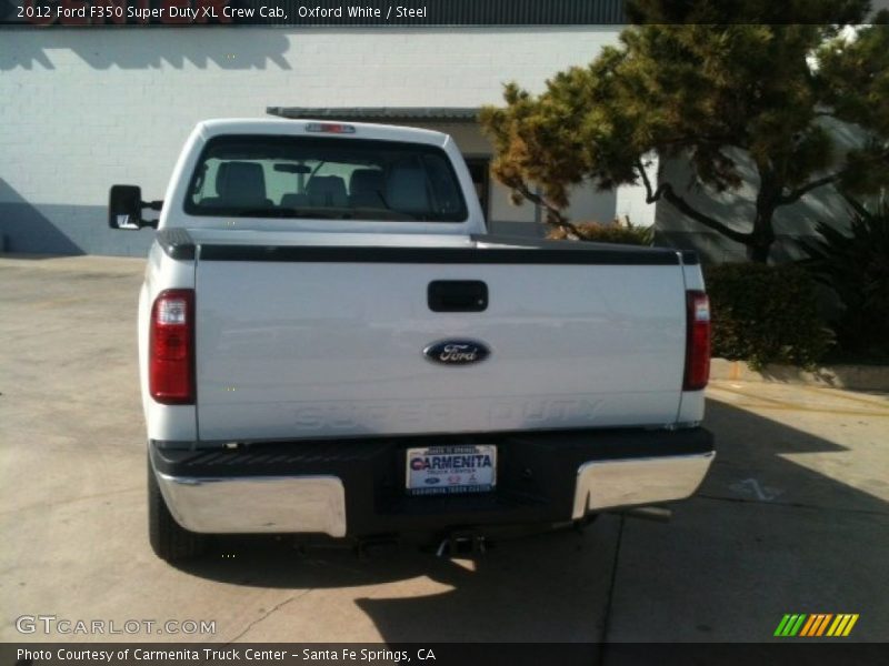 Oxford White / Steel 2012 Ford F350 Super Duty XL Crew Cab