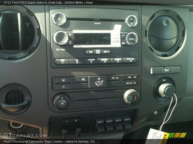 Oxford White / Steel 2012 Ford F350 Super Duty XL Crew Cab