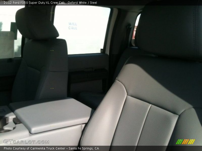 Oxford White / Steel 2012 Ford F350 Super Duty XL Crew Cab