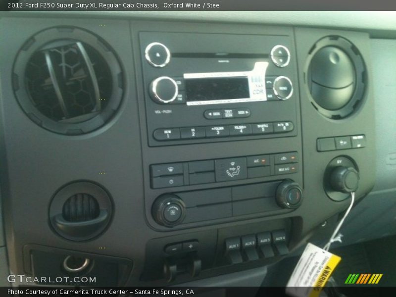 Oxford White / Steel 2012 Ford F250 Super Duty XL Regular Cab Chassis