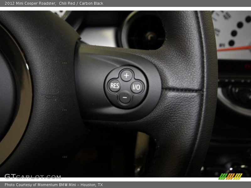 Controls of 2012 Cooper Roadster