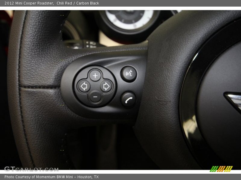 Controls of 2012 Cooper Roadster