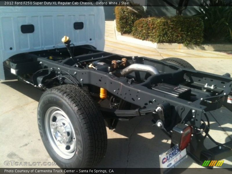 Oxford White / Steel 2012 Ford F250 Super Duty XL Regular Cab Chassis