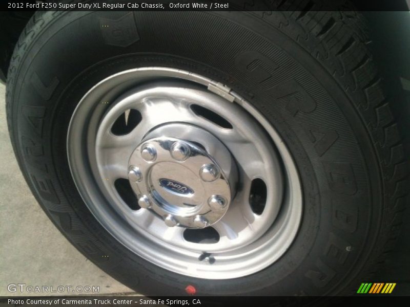 Oxford White / Steel 2012 Ford F250 Super Duty XL Regular Cab Chassis