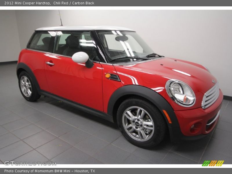 Chili Red / Carbon Black 2012 Mini Cooper Hardtop