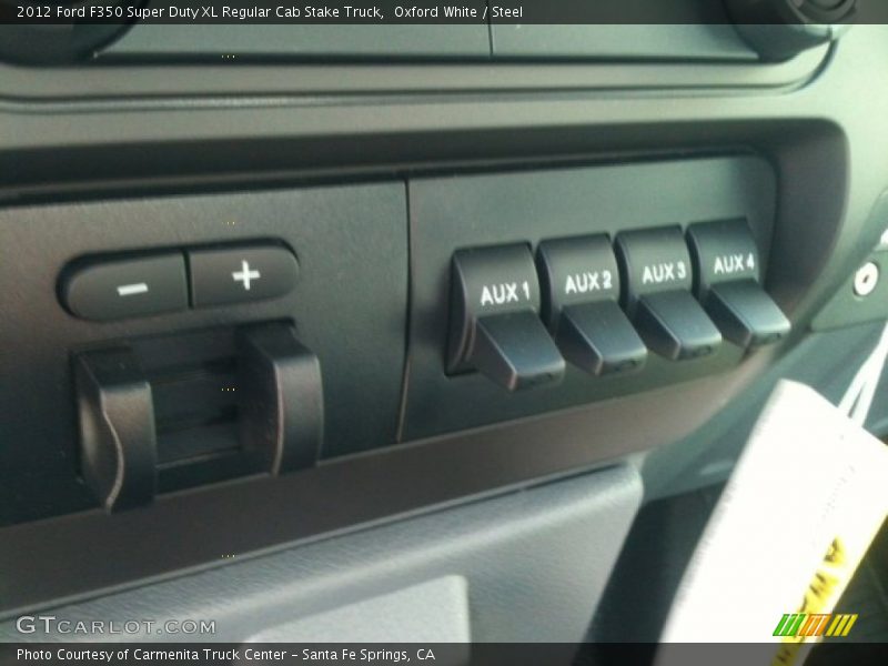 Oxford White / Steel 2012 Ford F350 Super Duty XL Regular Cab Stake Truck