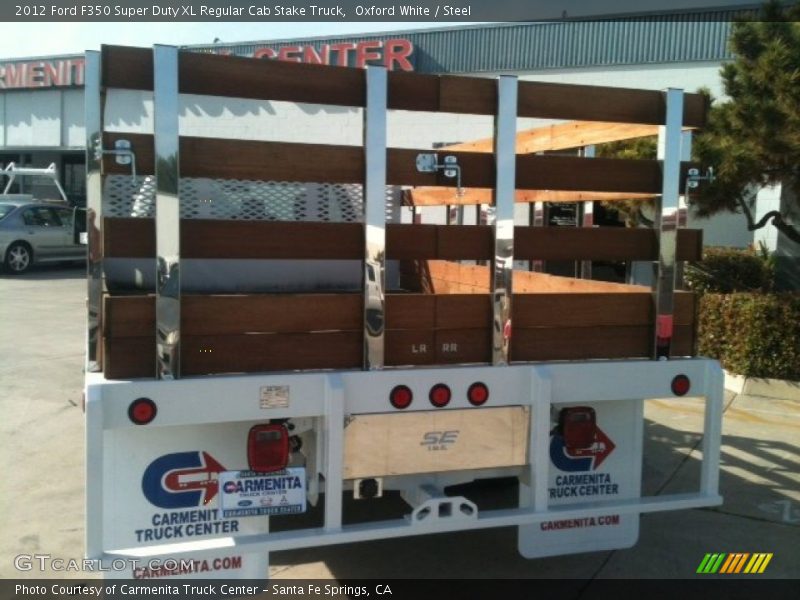 Oxford White / Steel 2012 Ford F350 Super Duty XL Regular Cab Stake Truck