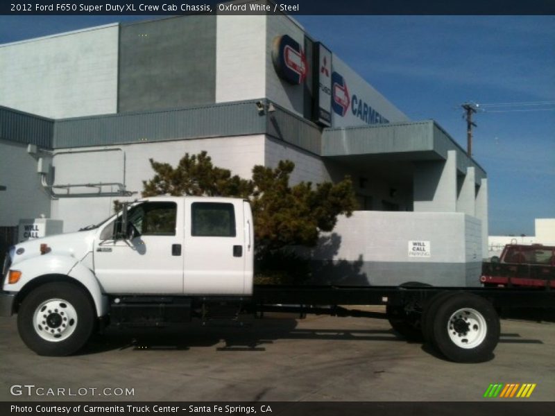  2012 F650 Super Duty XL Crew Cab Chassis Oxford White