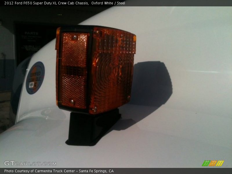 Oxford White / Steel 2012 Ford F650 Super Duty XL Crew Cab Chassis