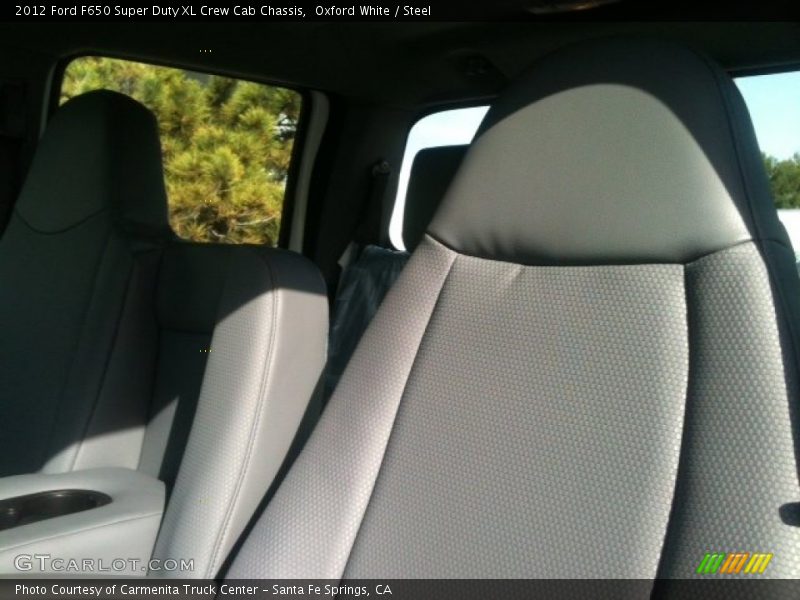 Oxford White / Steel 2012 Ford F650 Super Duty XL Crew Cab Chassis