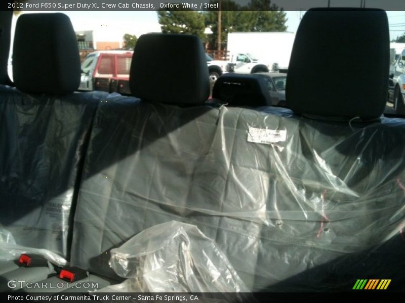 Oxford White / Steel 2012 Ford F650 Super Duty XL Crew Cab Chassis