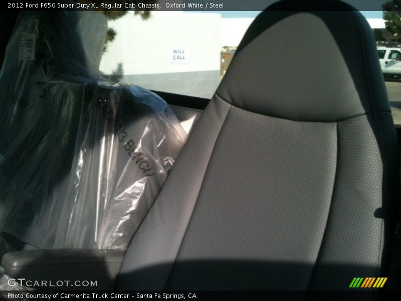 Oxford White / Steel 2012 Ford F650 Super Duty XL Regular Cab Chassis