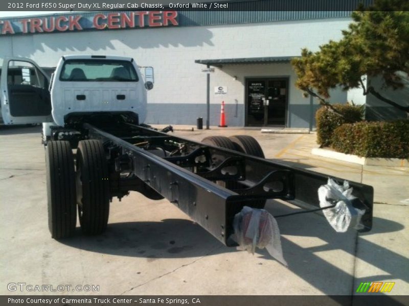 Oxford White / Steel 2012 Ford F650 Super Duty XL Regular Cab Chassis