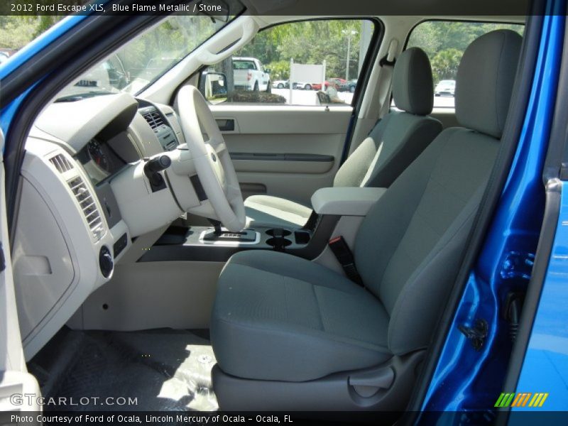 Blue Flame Metallic / Stone 2012 Ford Escape XLS