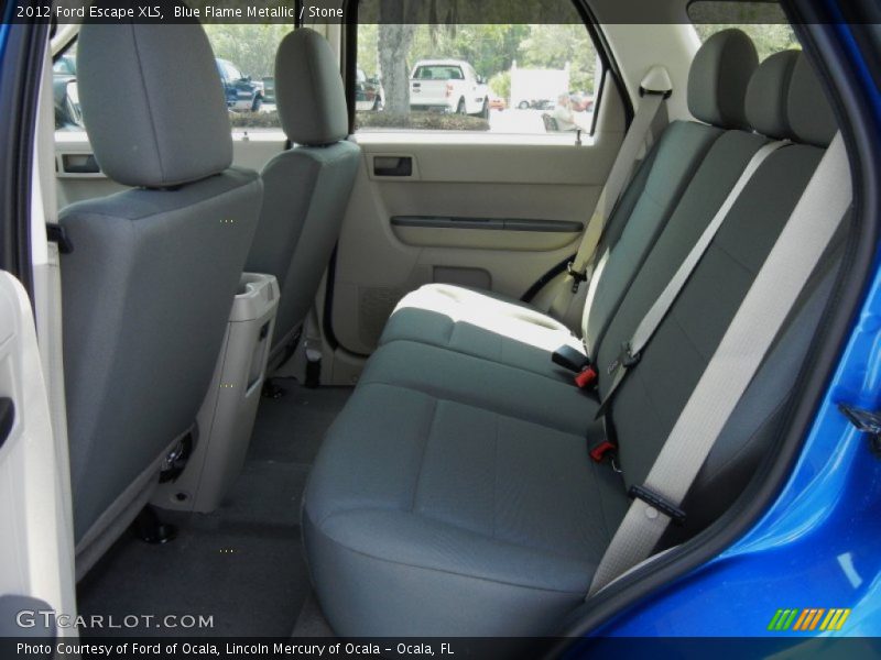 Blue Flame Metallic / Stone 2012 Ford Escape XLS