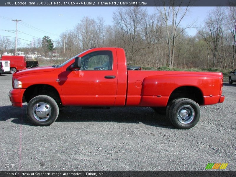  2005 Ram 3500 SLT Regular Cab 4x4 Dually Flame Red