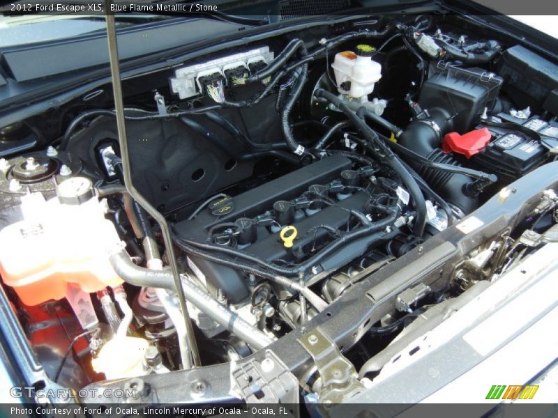 Blue Flame Metallic / Stone 2012 Ford Escape XLS
