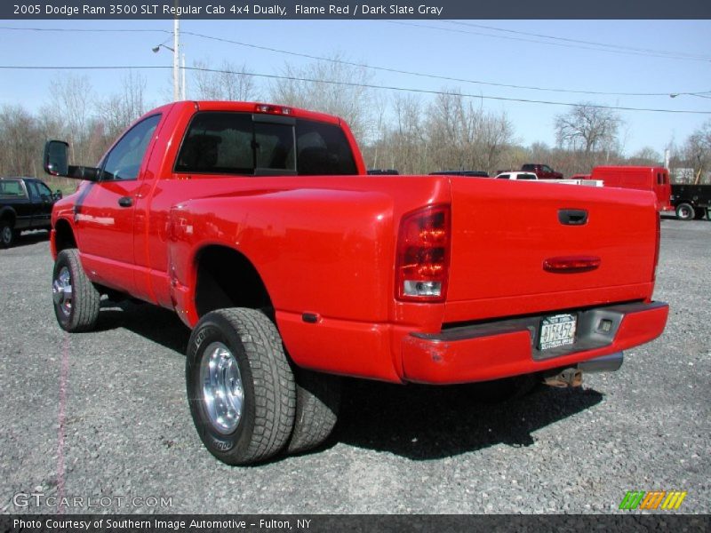 Flame Red / Dark Slate Gray 2005 Dodge Ram 3500 SLT Regular Cab 4x4 Dually