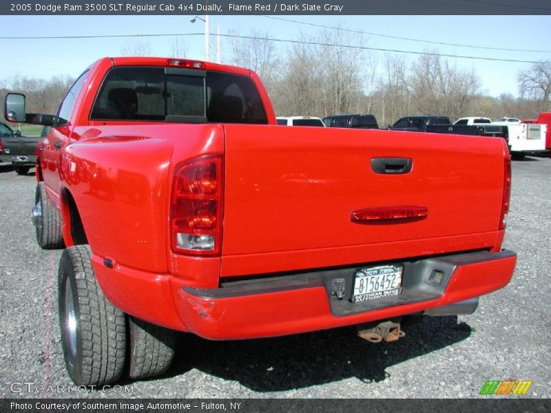 Flame Red / Dark Slate Gray 2005 Dodge Ram 3500 SLT Regular Cab 4x4 Dually
