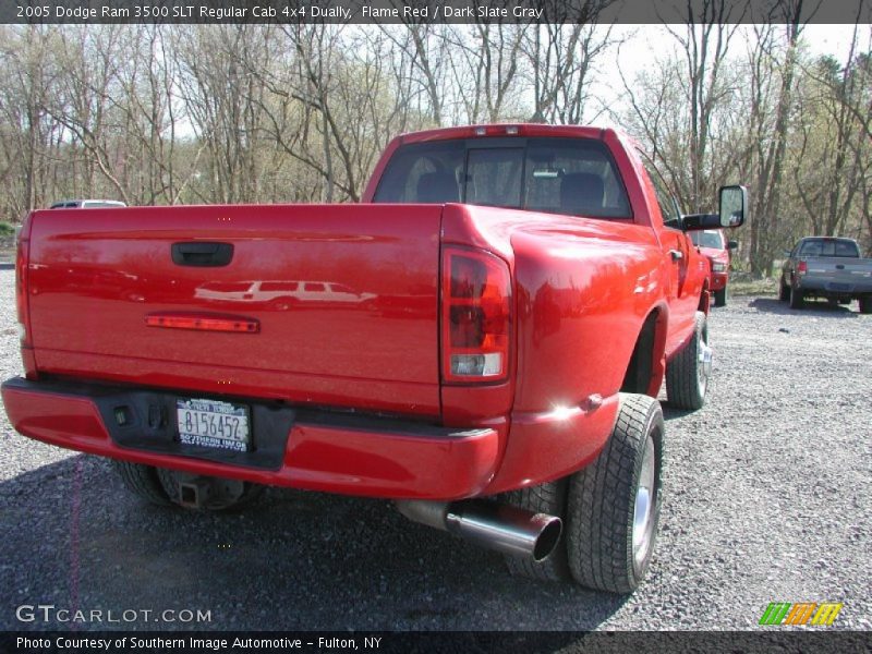 Flame Red / Dark Slate Gray 2005 Dodge Ram 3500 SLT Regular Cab 4x4 Dually