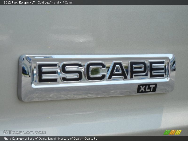 Gold Leaf Metallic / Camel 2012 Ford Escape XLT