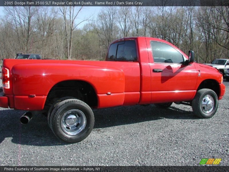 Flame Red / Dark Slate Gray 2005 Dodge Ram 3500 SLT Regular Cab 4x4 Dually
