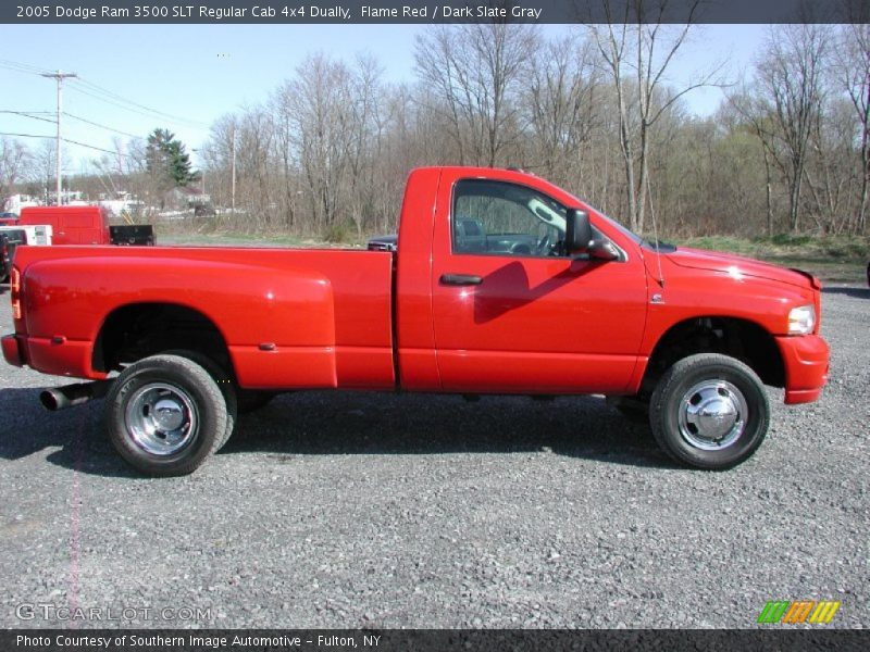 Flame Red / Dark Slate Gray 2005 Dodge Ram 3500 SLT Regular Cab 4x4 Dually