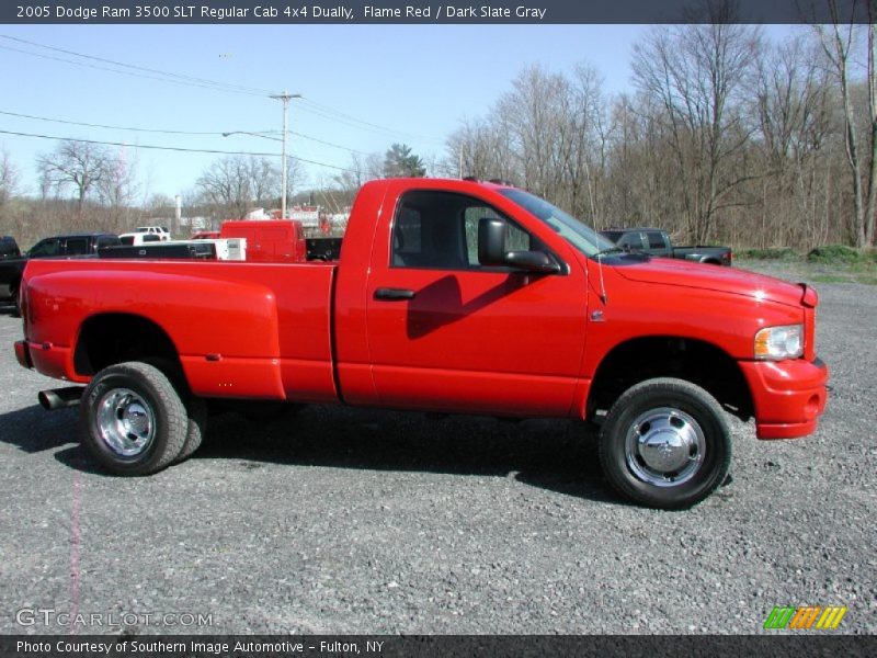  2005 Ram 3500 SLT Regular Cab 4x4 Dually Flame Red