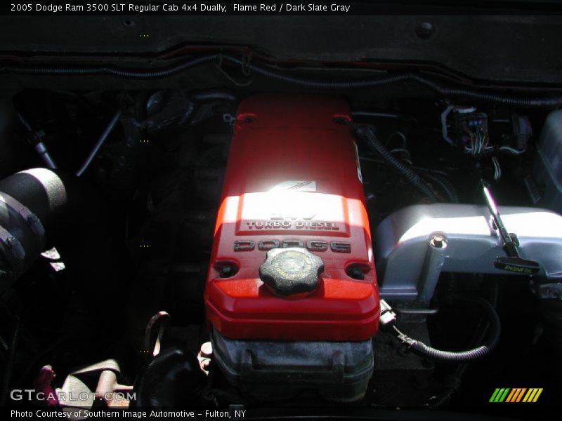 Flame Red / Dark Slate Gray 2005 Dodge Ram 3500 SLT Regular Cab 4x4 Dually