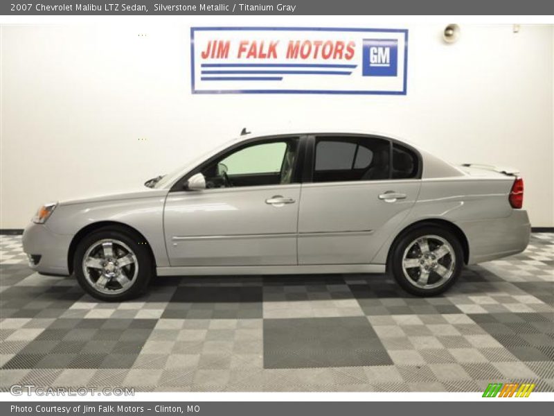 Silverstone Metallic / Titanium Gray 2007 Chevrolet Malibu LTZ Sedan