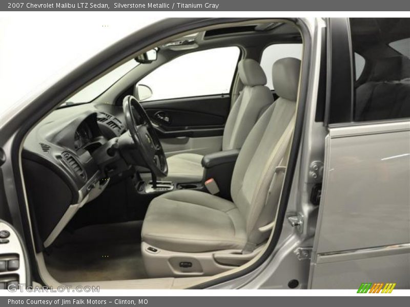 Silverstone Metallic / Titanium Gray 2007 Chevrolet Malibu LTZ Sedan