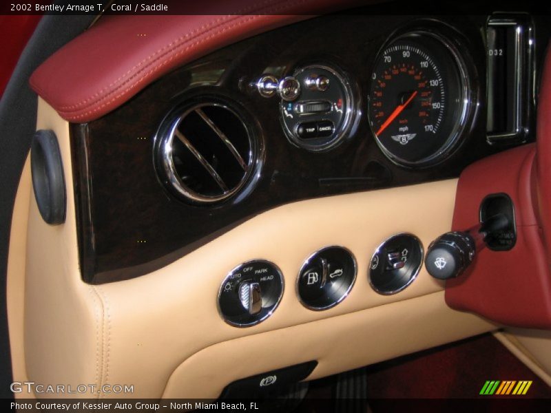 Controls of 2002 Arnage T
