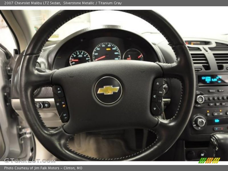 Silverstone Metallic / Titanium Gray 2007 Chevrolet Malibu LTZ Sedan