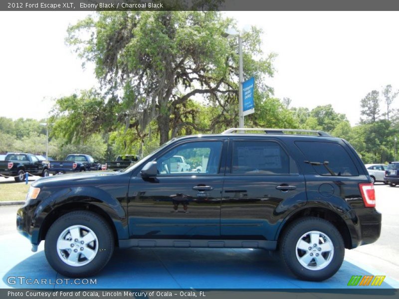 Ebony Black / Charcoal Black 2012 Ford Escape XLT