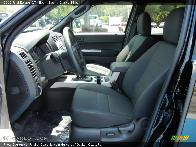 Ebony Black / Charcoal Black 2012 Ford Escape XLT