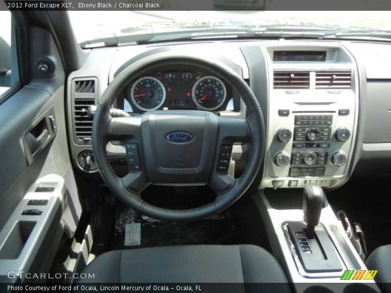 Ebony Black / Charcoal Black 2012 Ford Escape XLT
