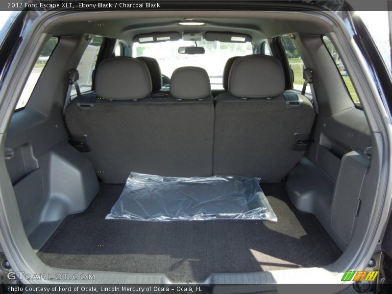 Ebony Black / Charcoal Black 2012 Ford Escape XLT