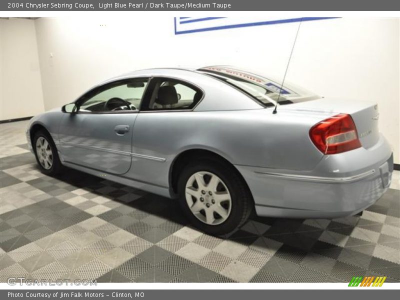Light Blue Pearl / Dark Taupe/Medium Taupe 2004 Chrysler Sebring Coupe