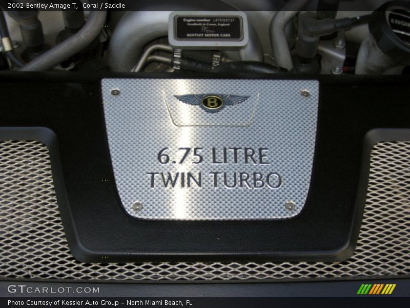  2002 Arnage T Engine - 6.75 Liter Twin-Turbocharged V8