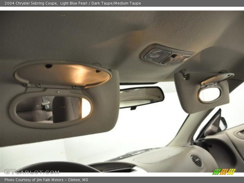 Light Blue Pearl / Dark Taupe/Medium Taupe 2004 Chrysler Sebring Coupe