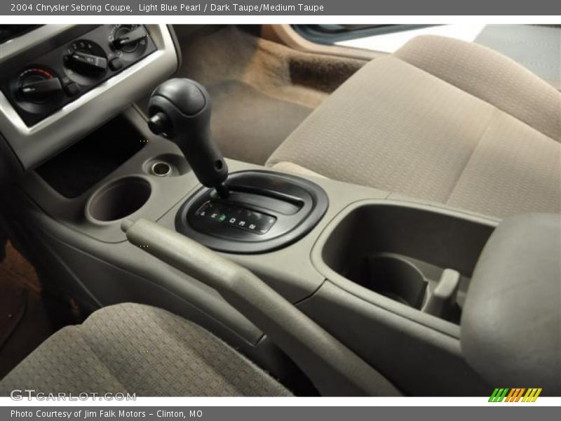Light Blue Pearl / Dark Taupe/Medium Taupe 2004 Chrysler Sebring Coupe