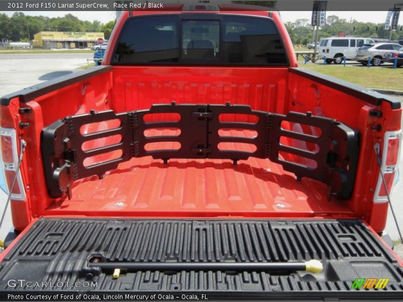 Race Red / Black 2012 Ford F150 Lariat SuperCrew