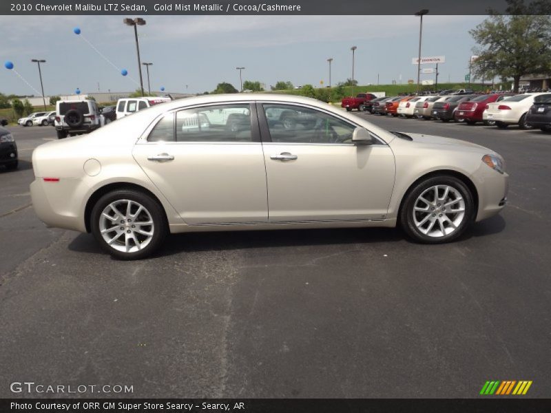 Gold Mist Metallic / Cocoa/Cashmere 2010 Chevrolet Malibu LTZ Sedan