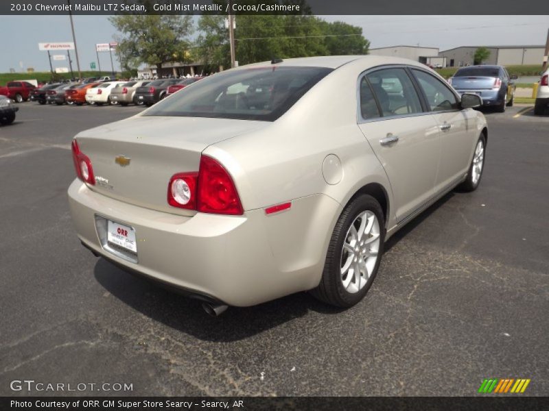 Gold Mist Metallic / Cocoa/Cashmere 2010 Chevrolet Malibu LTZ Sedan